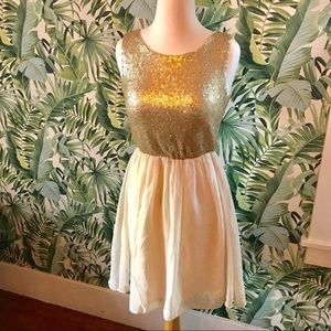 slim fit dress slacks Open Back Sequin Chiffon Long Mother of The Bride Dress 8 / Dusty Rose main image 0